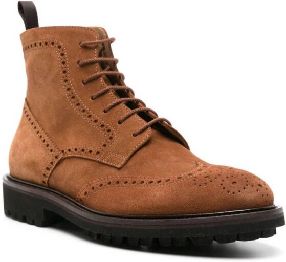 Scarosso Thomas suede boots Brown
