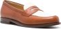 Scarosso two-tone leather loafers Brown - Thumbnail 2