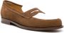 Scarosso two-tone suede loafers Brown - Thumbnail 2