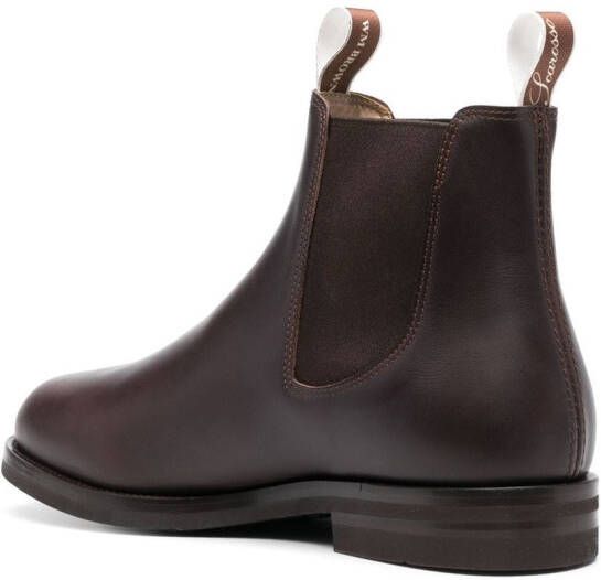Scarosso William III leather Chelsea boots Brown