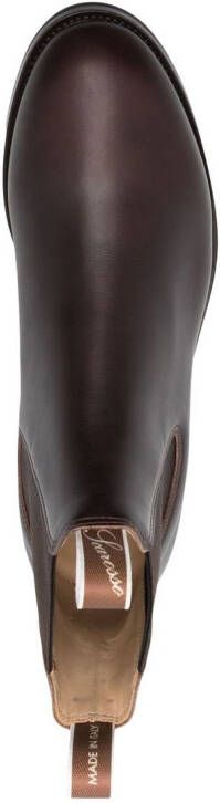 Scarosso William III leather Chelsea boots Brown