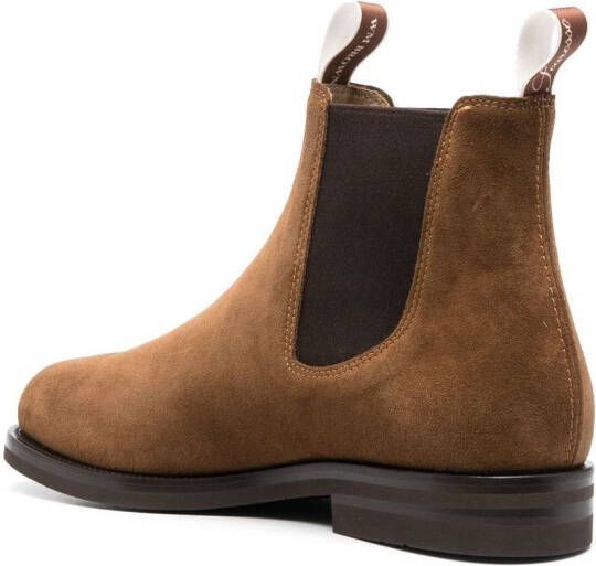 Scarosso William III suede Chelsea boots Brown