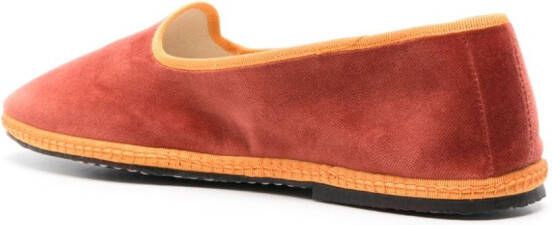 Scarosso William IV velvet loafers Orange