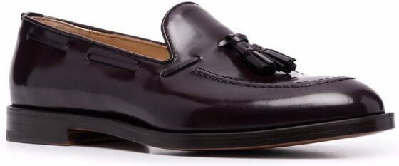 Scarosso William leather loafers Purple