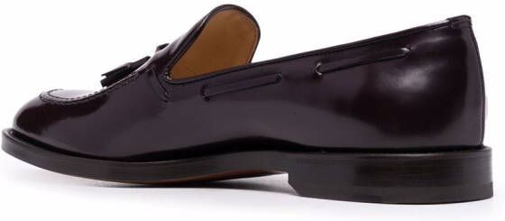 Scarosso William leather loafers Purple