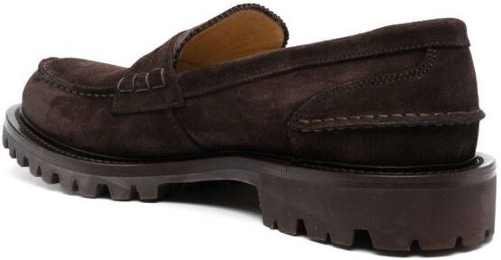 Scarosso Wooster II suede loafers Brown