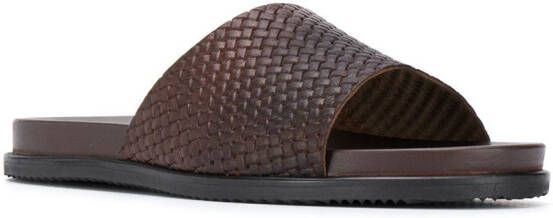 Scarosso woven sandals Brown