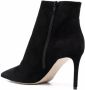 Scarosso x Brian Atwood Anya suede ankle boots Black - Thumbnail 3