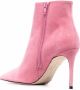 Scarosso x Brian Atwood Anya suede ankle boots Pink - Thumbnail 3