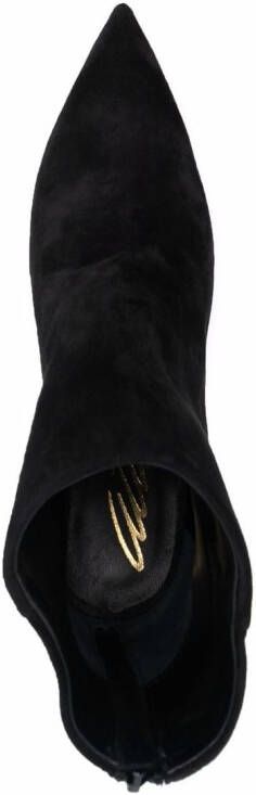 Scarosso x Brian Atwood Fabi suede ankle boots Black