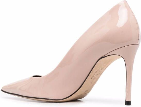 Scarosso x Brian Atwood Gigi patent leather pumps Pink