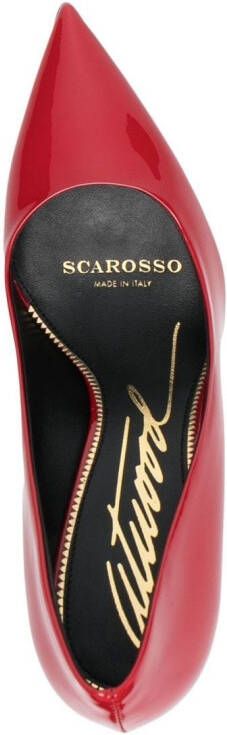 Scarosso x Brian Atwood Gigi patent leather pumps Red