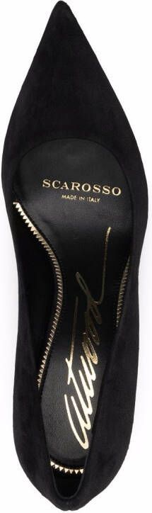 Scarosso x Brian Atwood Gigi suede pumps Black