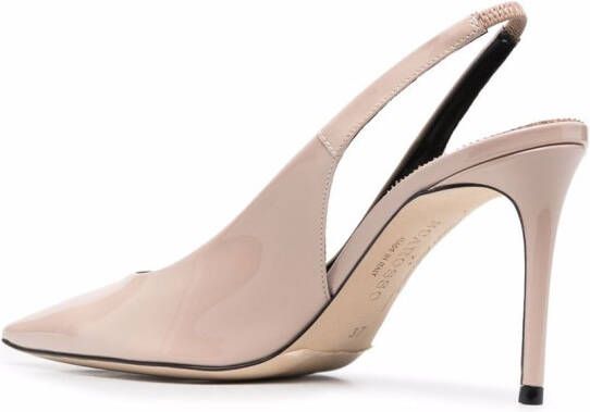 Scarosso x Brian Atwood Sutton slingback pumps Neutrals
