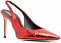 Scarosso x Brian Atwood Sutton slingback pumps Red - Thumbnail 2