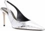 Scarosso x Brian Atwood Sutton slingback pumps Silver - Thumbnail 2