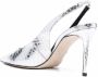 Scarosso x Brian Atwood Sutton slingback pumps Silver - Thumbnail 3