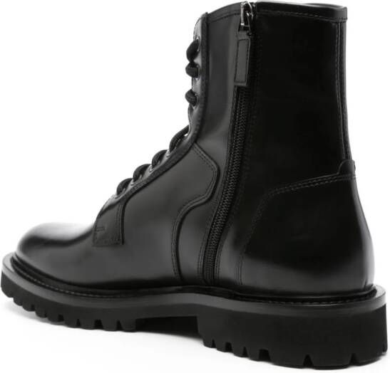 Scarosso x Nick Wooster IV leather boots Black