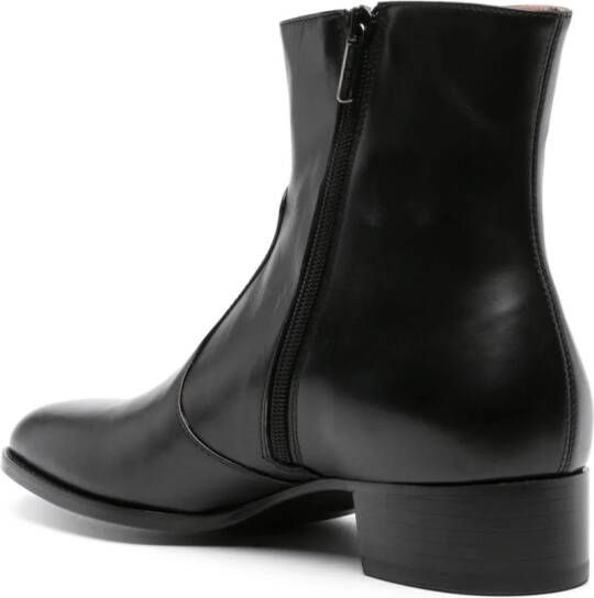 Scarosso x Warren Alfie Baker leather boots Black
