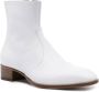 Scarosso x Warren Alfie Baker leather boots White - Thumbnail 2