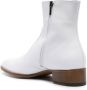 Scarosso x Warren Alfie Baker leather boots White - Thumbnail 3