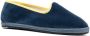 Scarosso x YOLO Seaside velvet slippers Blue - Thumbnail 2