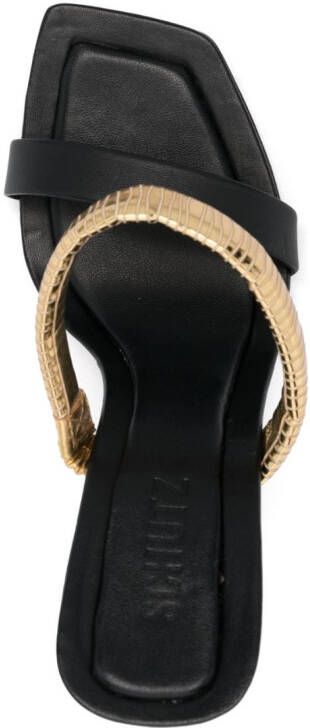 Schutz 120mm calf-leather sandals Black
