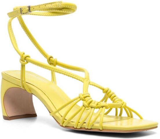 Schutz ankle strap sandals Yellow