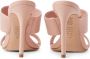 Schutz crystal-embellished 100mm leather mules Pink - Thumbnail 3