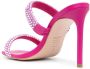 Schutz crystal-embellished leather sandals Pink - Thumbnail 3