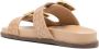 Schutz Enola woven leather sandals Brown - Thumbnail 3