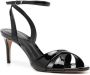 Schutz Hilda 80mm patent leather sandals Black - Thumbnail 2