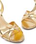 Schutz Hilda 80mm patent leather sandals Gold - Thumbnail 4