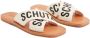 Schutz logo-print straps slides Neutrals - Thumbnail 2