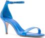 Schutz metallic-finish 85mm leather sandals Blue - Thumbnail 2