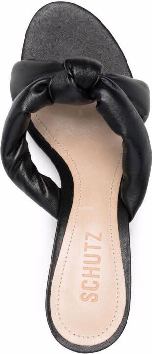 Schutz open-toe heeled sandals Black