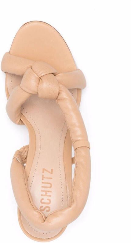 Schutz open-toe heeled sandals Neutrals