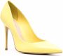 Schutz pointed leather pumps Yellow - Thumbnail 2