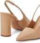 Schutz pointed-toe slingback leather pumps Neutrals - Thumbnail 4