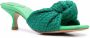 Schutz ruched square-toe sandals Green - Thumbnail 2