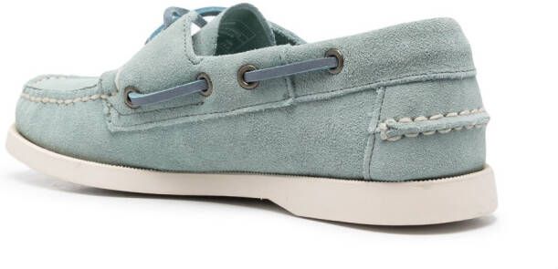 Sebago boat-style suede loafers Green