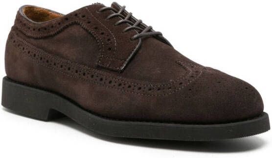 Sebago Canton suede brogue shoes Brown