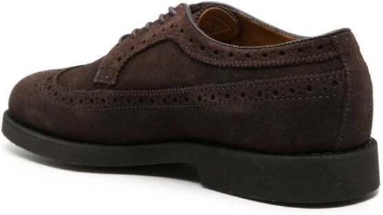 Sebago Canton suede brogue shoes Brown
