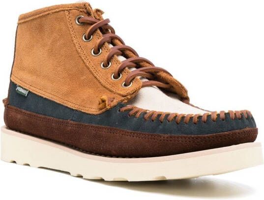 Sebago Cayuga colour-block sneakers Brown