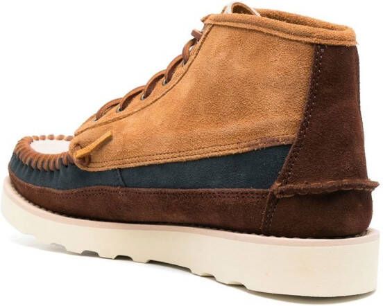 Sebago Cayuga colour-block sneakers Brown