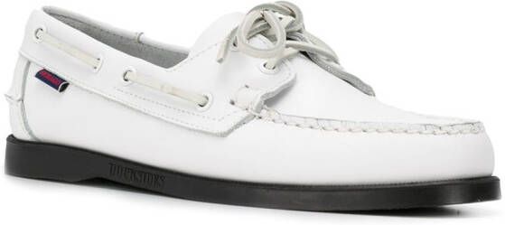 Sebago classic boat shoes White
