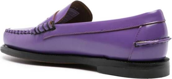 Sebago Dan leather loafers Purple