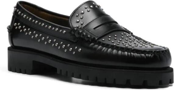 Sebago Dan Lug studded loafers Black