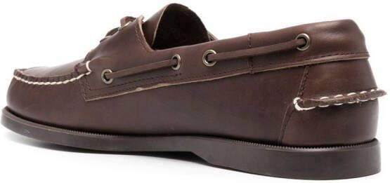 Sebago Docksides Portland boat shoes Brown