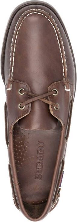 Sebago Docksides Portland boat shoes Brown